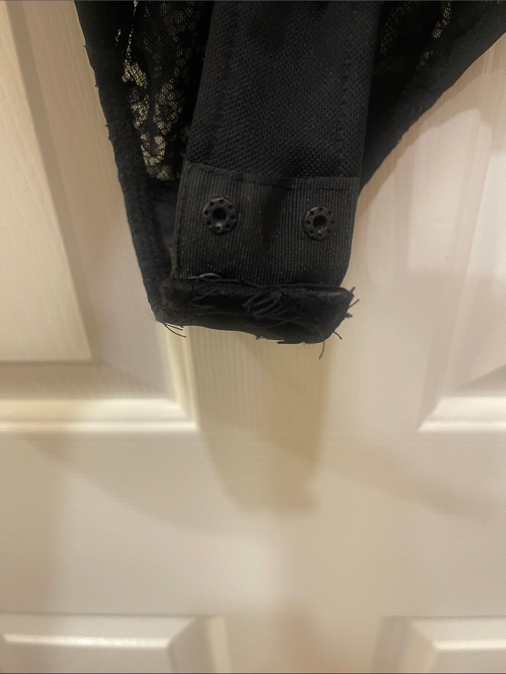 Lulus - Black Lace Bodysuit S:L - Picture 6 of 6